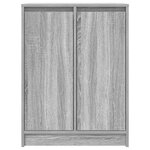 vidaXL Buffet sonoma gris 57x34x76 cm bois d'ingénierie