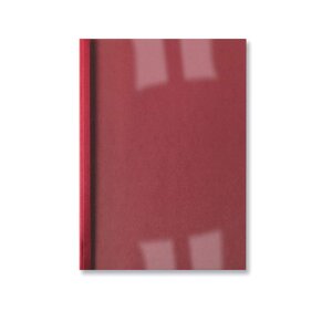 Lot de 100 LinenWeave Plats de couverture thermique 3 mm rouge GBC