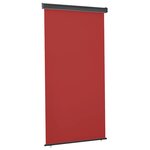 vidaXL Auvent latéral de balcon 125x250 cm Rouge