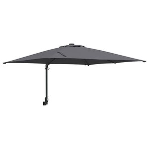 vidaXL Parasol de jardin Anthracite 248 5 x 247 5 x 160 cm