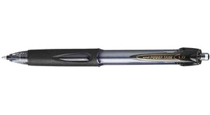 Stylo bille POWER TANK SN220 rétractable grip pointe moyenne 1mm Noir UNI-BALL