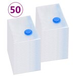 vidaXL Sacs de voyage sous vide Sacs de vêtements 120x70 cm 50 Pièces