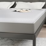 vidaXL Coussins de Matelas Blanc 180 x 200 cm