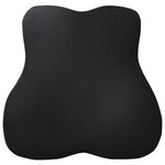 vidaXL Oreiller avec oreiller Réglable Noir 40 x 40 x 11 cm Avec filet