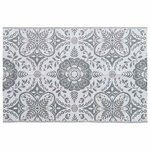vidaXL Tapis d'extérieur ARAKIL Gris clair 120x180 cm PP