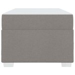 vidaXL Cadre de lit Taupe 80 x 200 cm tissu