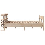 vidaXL Cadre de lit sans matelas 120x200 cm bois de pin massif