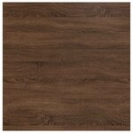 vidaXL Table basse avec tiroirs chêne marron 70 5x70x40 cm