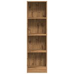 vidaXL Bibliothèque chêne artisanal 40x24x143 cm bois d'ingénierie