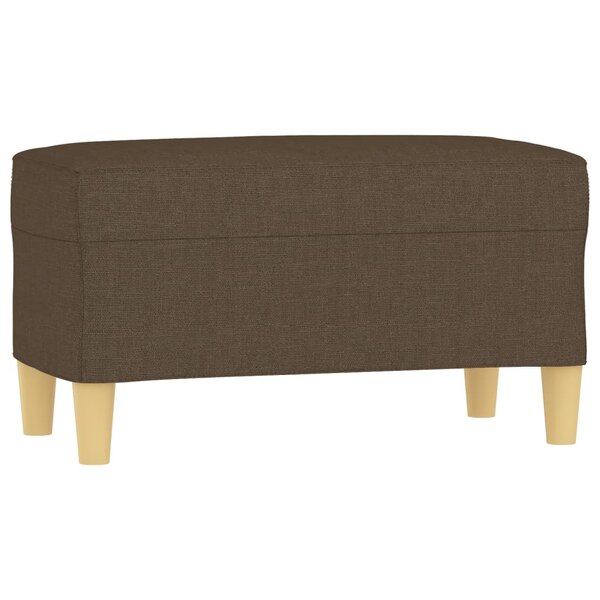 Banc banquette marron 70 x 35 x 41 cm tissu 02_0010452