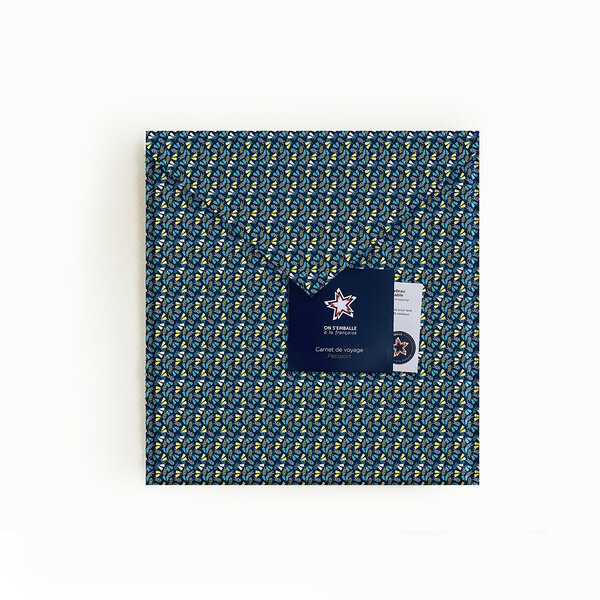 KIT Pochette cadeau réutilisable L Bleu Quimper