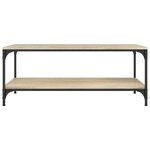 vidaXL Table basse Chêne sonoma 80x50x40 cm Bois d'ingénierie