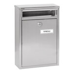 Boîte aux Lettres en Acier Inoxydable  Zaguán E5751  Avec Fente Arrière  Inox