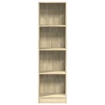 vidaXL Bibliothèque chêne sonoma 40x24x143 cm bois d'ingénierie