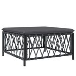 Salon de jardin meuble d'extérieur ensemble de mobilier avec coussins 6 pièces anthracite acier 02_0018313