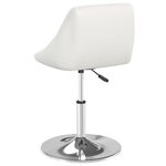 vidaXL Chaises à manger lot de 2 blanc similicuir