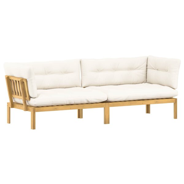 vidaXL Unité du canapé en palette de jardin 2 Pièce