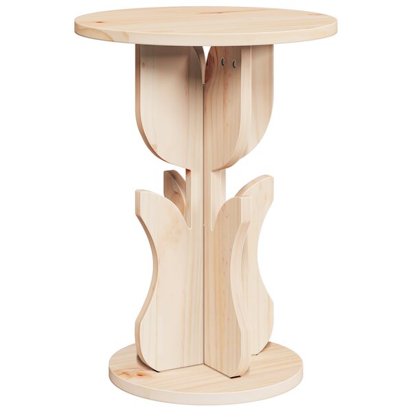 vidaXL Table d'appoint Naturel 39.5 x 39.5 x 53.5 cm