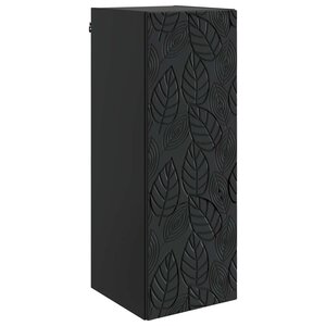 vidaXL Armoire Murale 33 x 34 5 x 90 cm Bois d'ingénierie Noir