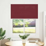 vidaXL Store plissé rouge bordeaux 110x150 cm largeur du tissu 109 4cm
