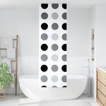 vidaXL Store enrouleur de douche 80x240 cm largeur du tissu 76 cm