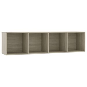 vidaXL Bibliothèque/Meuble TV Chêne sonoma 143x30x36 cm