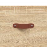 vidaXL Table basse chêne sonoma 102x50x40 cm bois d'ingénierie