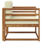 vidaXL Sofa de milieu extérieur Naturel