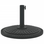 vidaXL Base de parasol pour mâts Ø38 / 48 mm 12 kg rond