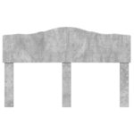 vidaXL Tête de lit Gris béton 140 cm Bois d'ingénierie