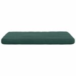 vidaXL Coussins de siège 4 Pièces Vert foncé 40 x 40 x 3 cm Velours