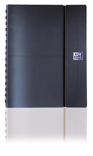 Agenda Semainier Spiralé 'Office' 10 x 15 cm 1 S / 2 Pages Elastique Bleu OXFORD