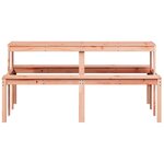 vidaXL Table de pique-nique 160x134x75 cm bois massif de douglas