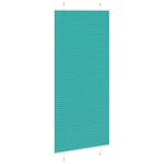 vidaXL Store plissé vert pétrole 85x200 cm largeur du tissu 84 4 cm