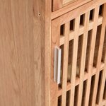 vidaXL Armoire de salle de bain 42x29x182 cm Bois massif de noyer