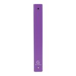 Classeur rembordé polypropylène 4 anneaux 30mm - A4 - Violet EXACOMPTA