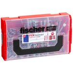 Fischer ensemble de chevilles fixtainer duopower/duotec 200 pcs