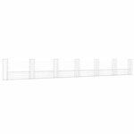 vidaXL Panier de gabion en forme de U avec 7 poteaux Fer 740x20x100 cm