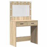 vidaXL Table de Toilette Marron 78.5 x 41 x 135 cm Bois d'ingénierie