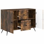 vidaXL Buffet Chêne fumé 89 x 34 5 x 60 cm Bois d'ingénierie