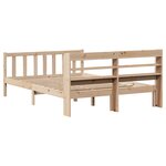 vidaXL Cadre de lit sans matelas 120x190 cm bois de pin massif