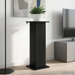 vidaXL Support de Plante 2 pc Noir 30 5 x 30 x 80 5 cm
