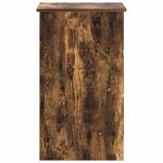 vidaXL Bureau Chêne fumé 90x45x76 cm Bois d'ingénierie