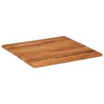vidaXL Dessus de table 70x70x3 8 cm carré bois massif d'acacia
