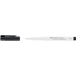Feutre Pitt Artist Pen Calligraphie blanc FABER-CASTELL