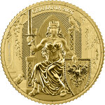 Monnaie GERMANIA Queen on the Throne 1/10 Oz Or 20 Mark Germania 2026