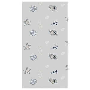 vidaXL Store enrouleur de douche 130x240 cm largeur du tissu 126 cm