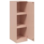 vidaXL Buffet rose 34 5x39x107 cm acier