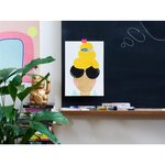 Marqueur acrylique large 5000 jaune soleil 5-10 mm EDDING
