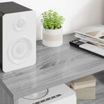 vidaXL Meuble TV Gris Sonoma 80 x 35 x 40 cm Bois d'ingénierie